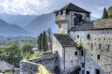 Vista Castello dalla Corte Superiore