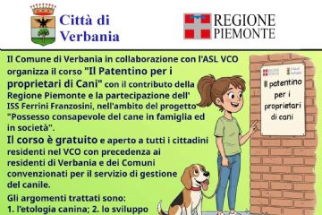 Attivit&#224; formativa -  Il patentino: corso di formazione per proprietari di cani